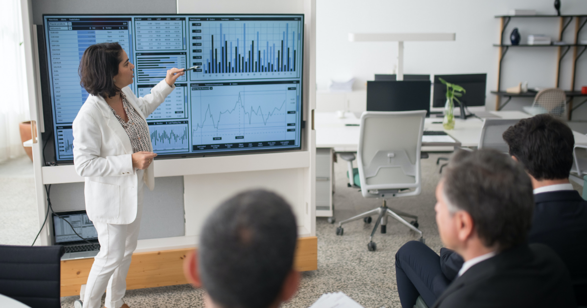 Algorithms can be used to analyse data and detect trends.