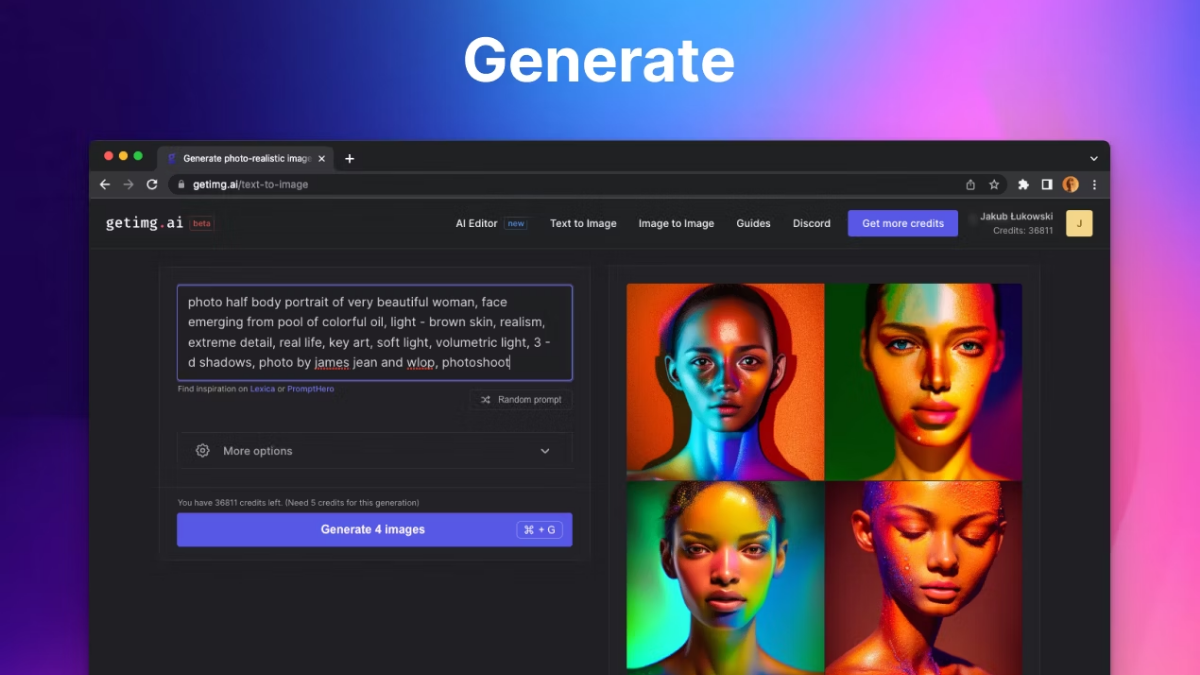 Best AI-powered Getimg.ai that Generates Original Images at Scale