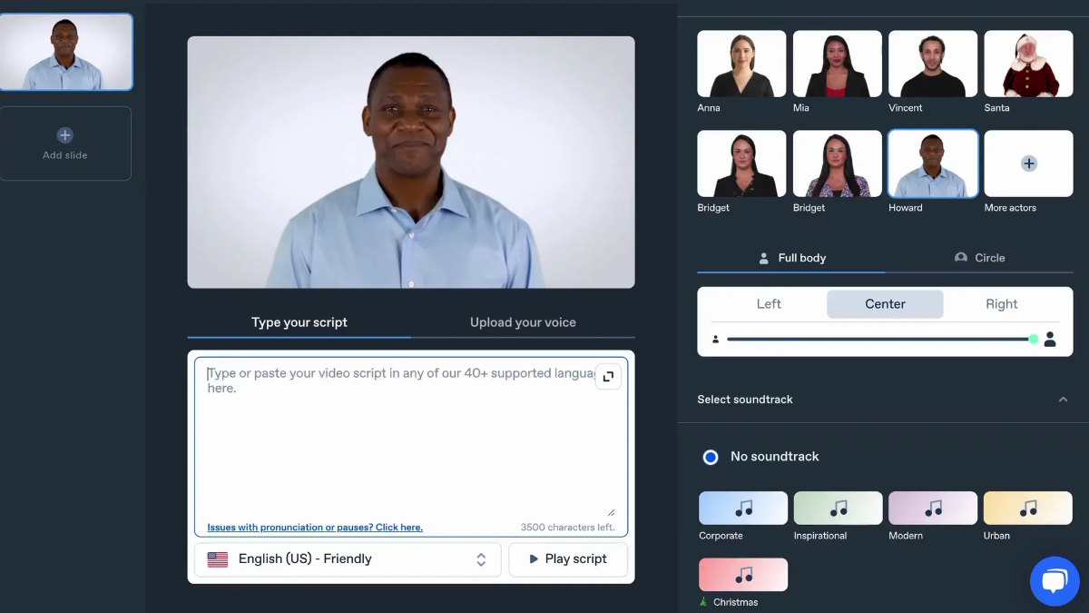 Creating a video from text is easier than Synthesia 