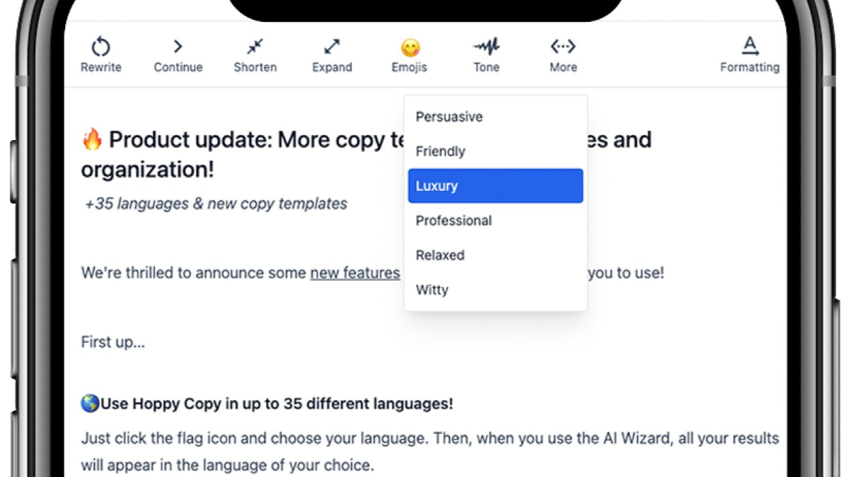 Hoppy Copy has launched an AI-generated copywriting platform to help marketers write emails.