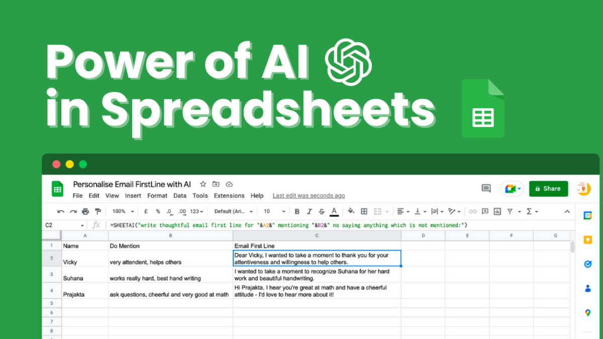 SheetAI.app AI-Powered Tools for Your Spreadsheet Work