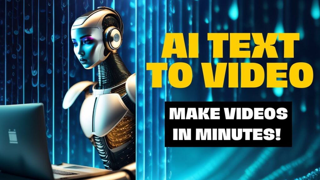 Text to video creation