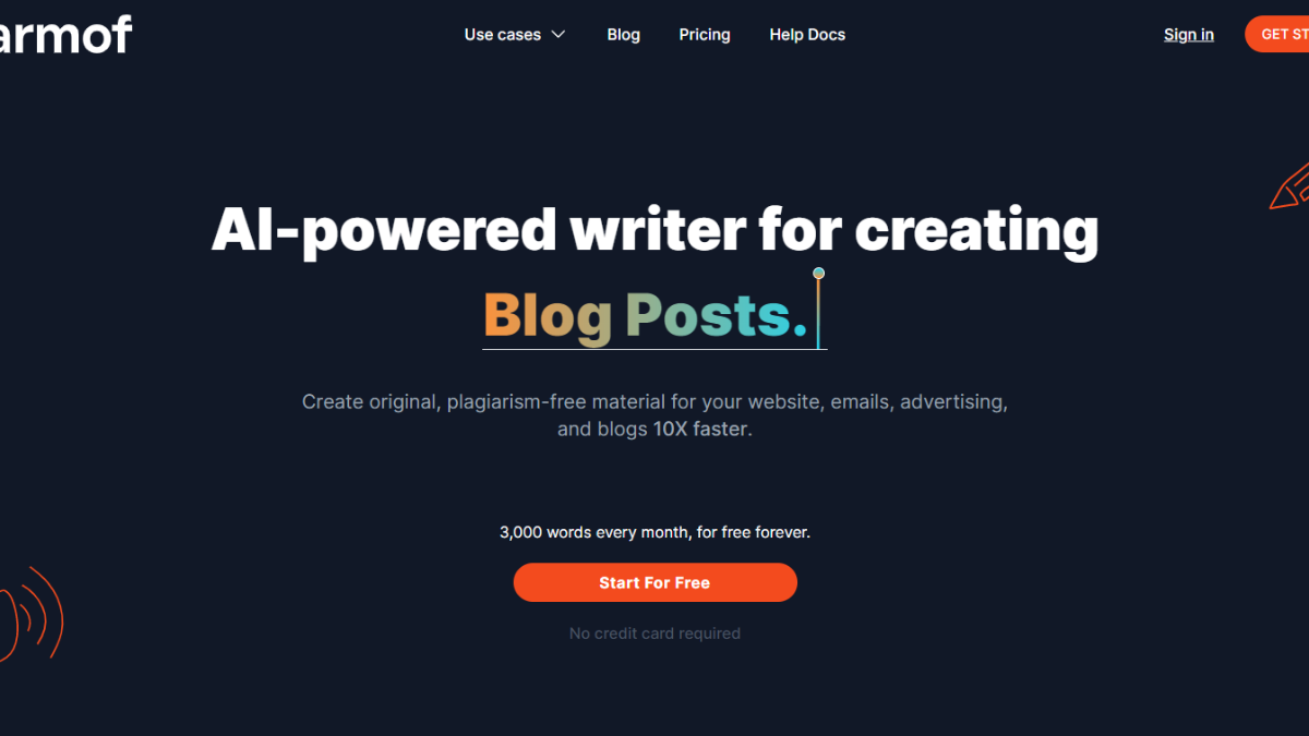 AI-powered Writing Tool Marmof Generates Better & 10X Faster.