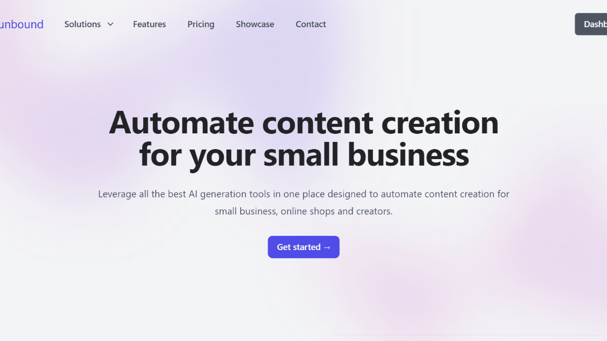 Automate Content Creation with Unbound