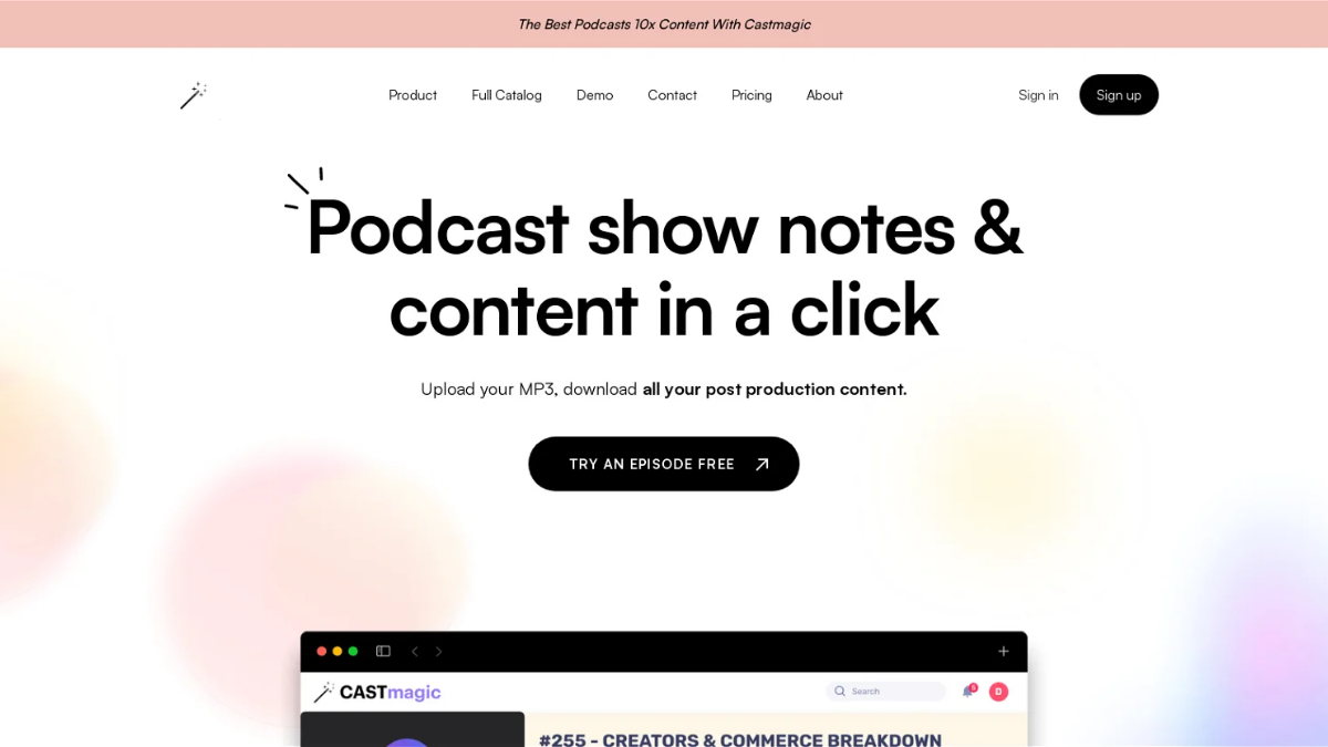 Get your podcast automated.
