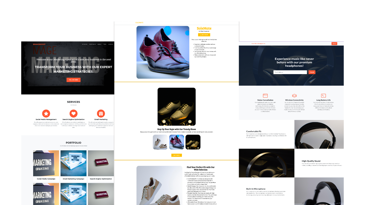 AI behind Pagegenie can create thousands of landing pages in seconds.