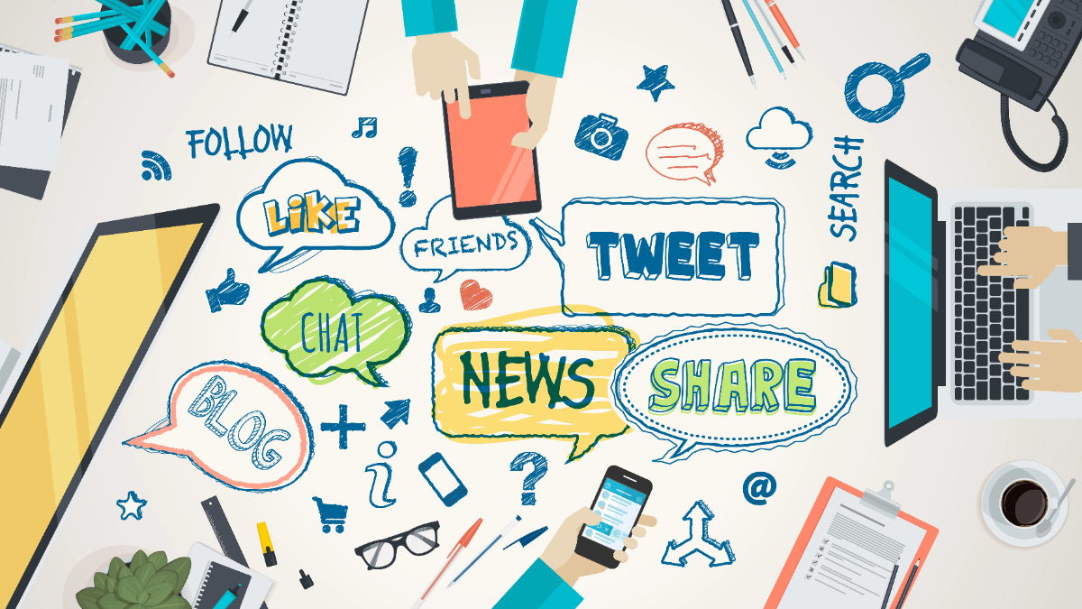 Social media across multiple channels and networks