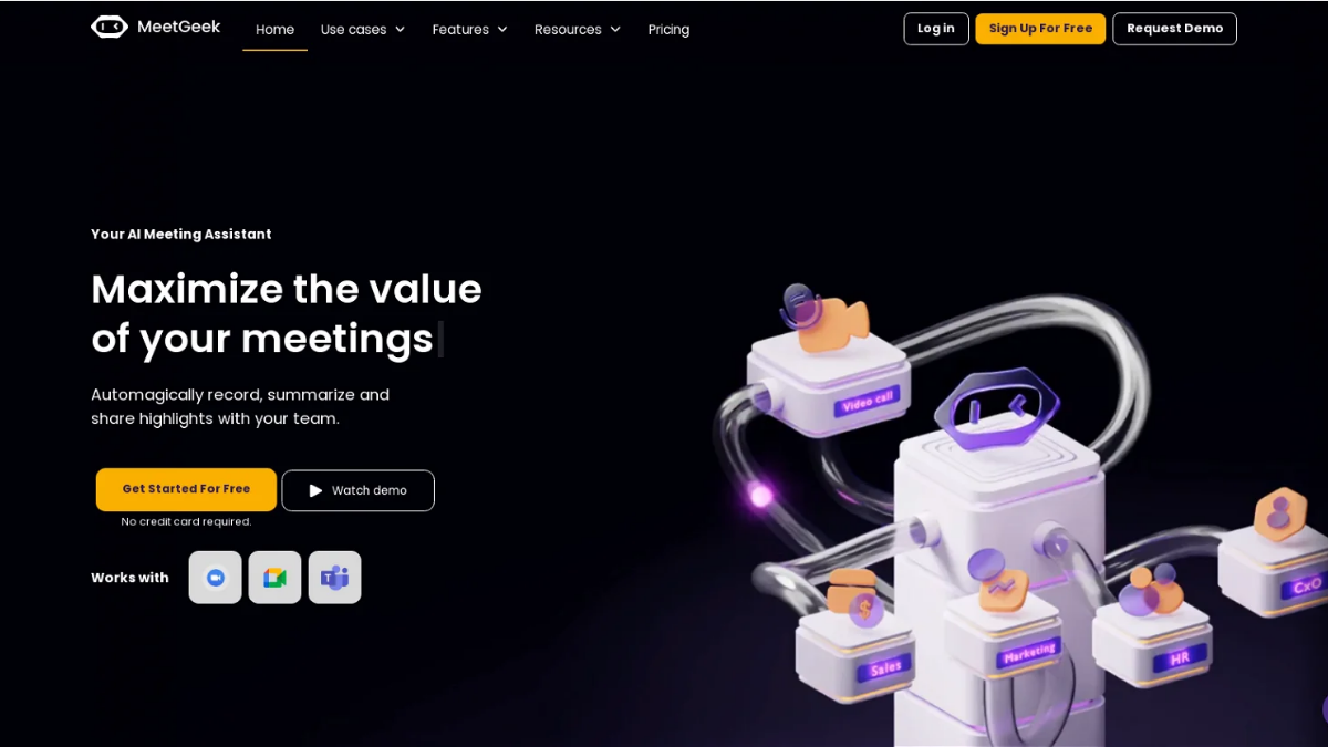 Virtual Meeting Assistant that Automatically Video Records