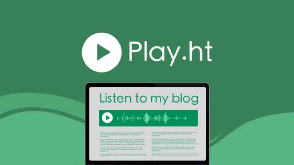 With Play. You can create realistic audio files from your text.