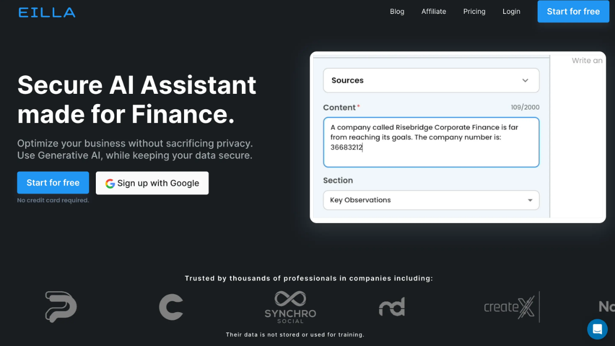 Best Eilla AI Assistant for Document Creation