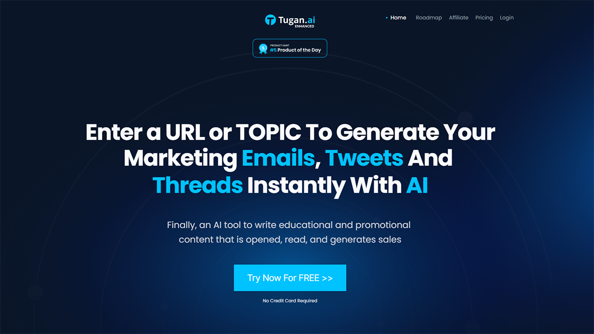Tugan.ai to Write Educational and Promotional Emails in Seconds