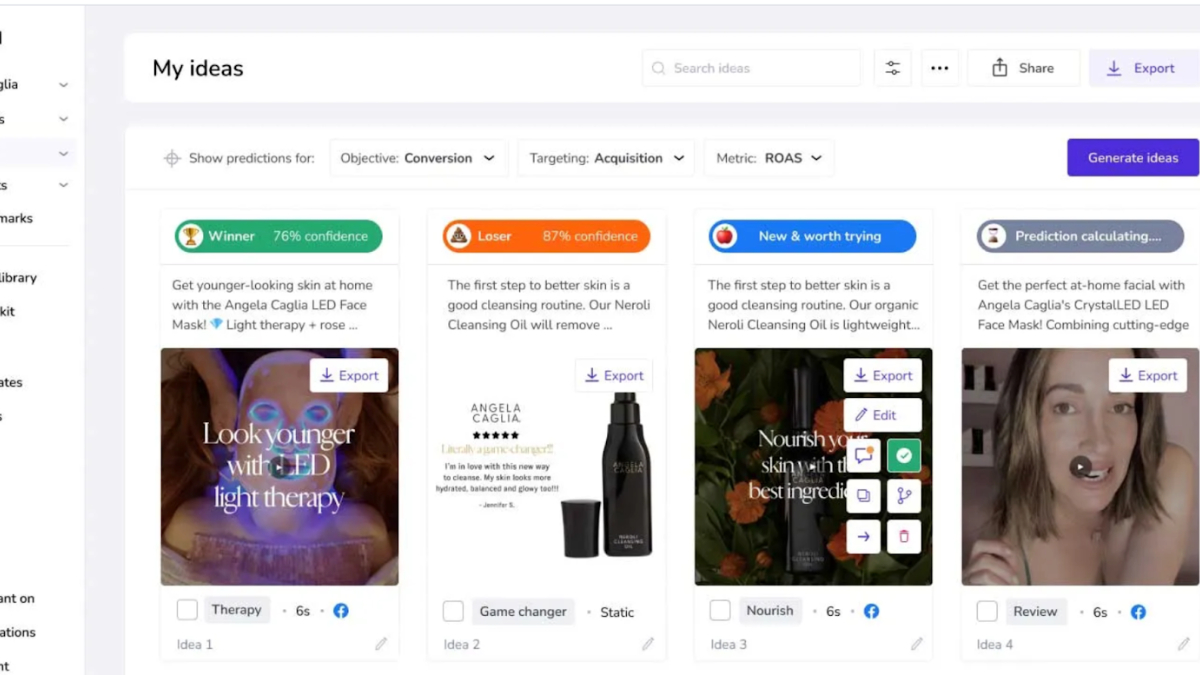 Enhancement features in the new Pencil Ads tool.