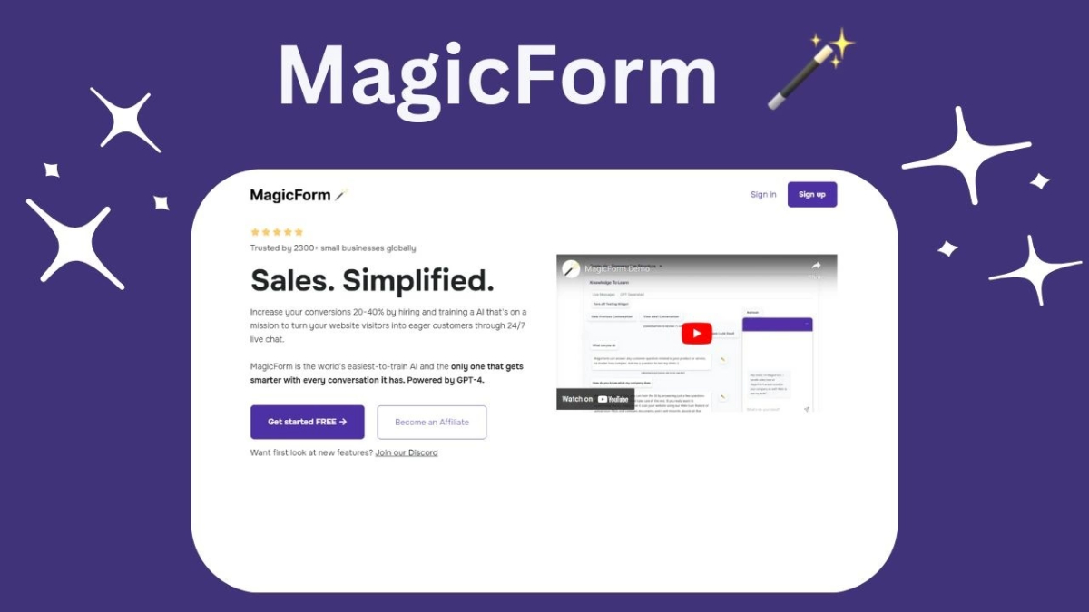 MagicForm AI's Intelligent Approach