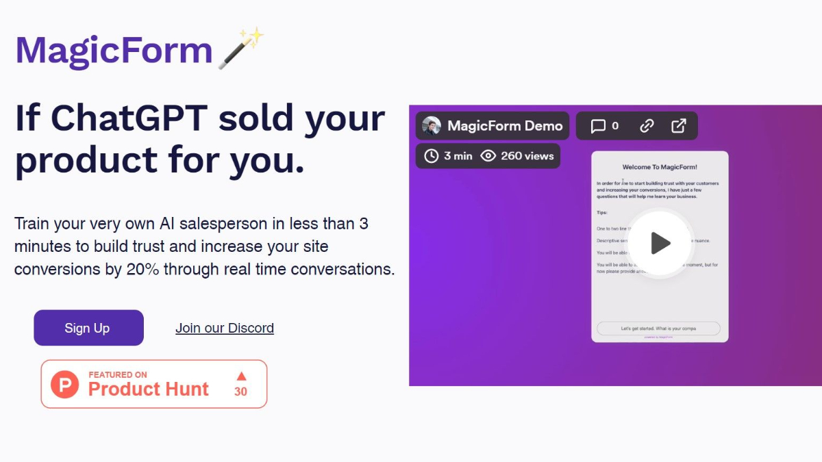 MagicForm AI is the next generation of data collection.