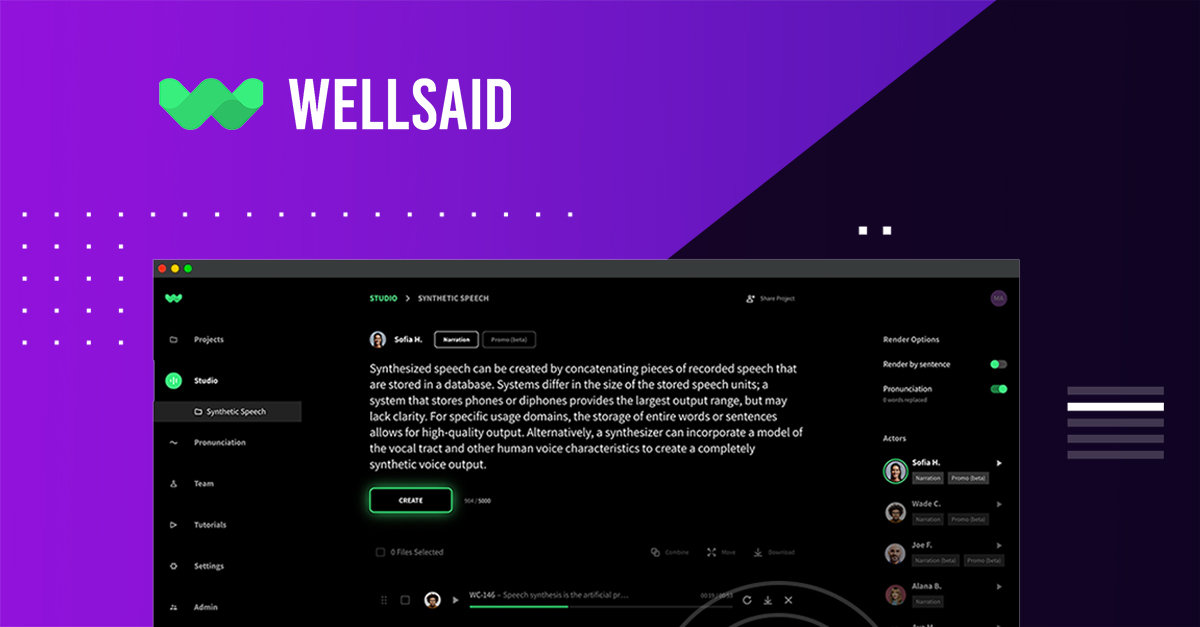 WellSaid Labs Offers High-Quality Voice Overs at Wallet-Friendly Prices