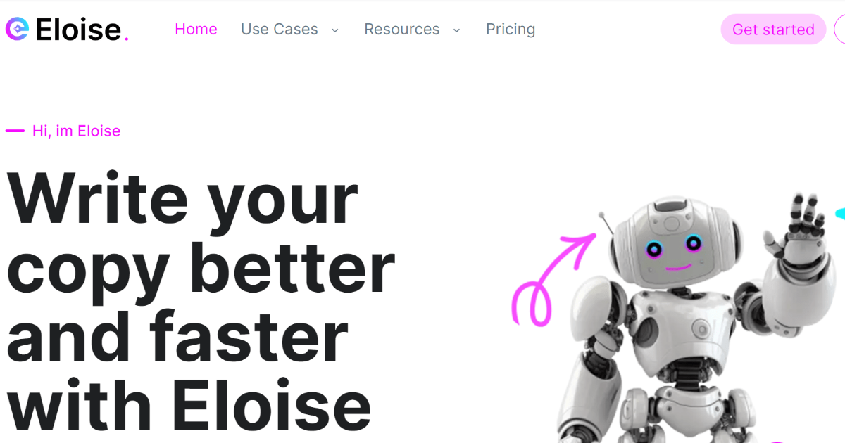 Eloise Ai will not replace a human editor or proofreader.