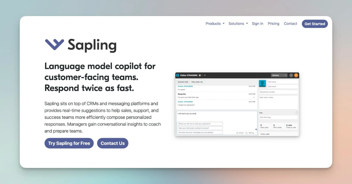 Empower Your Conversations with Sapling AI