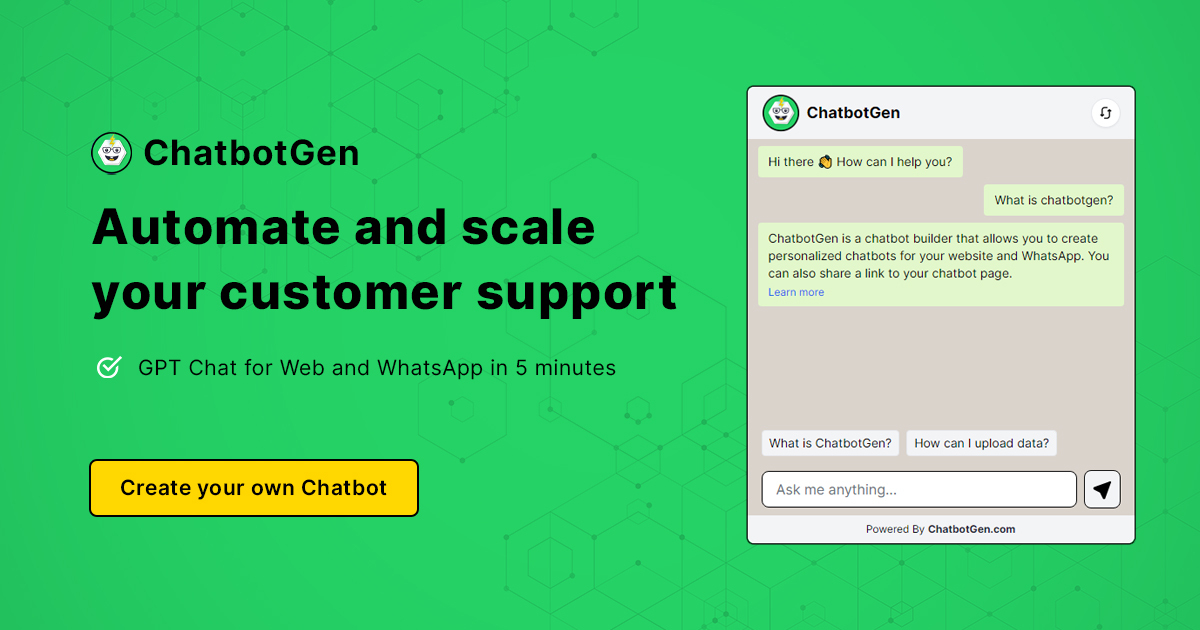 Getting Started with ChatbotGen