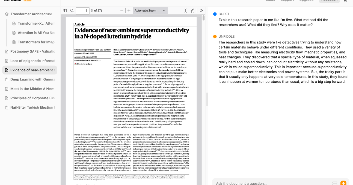 Accelerating Reading with Unriddle